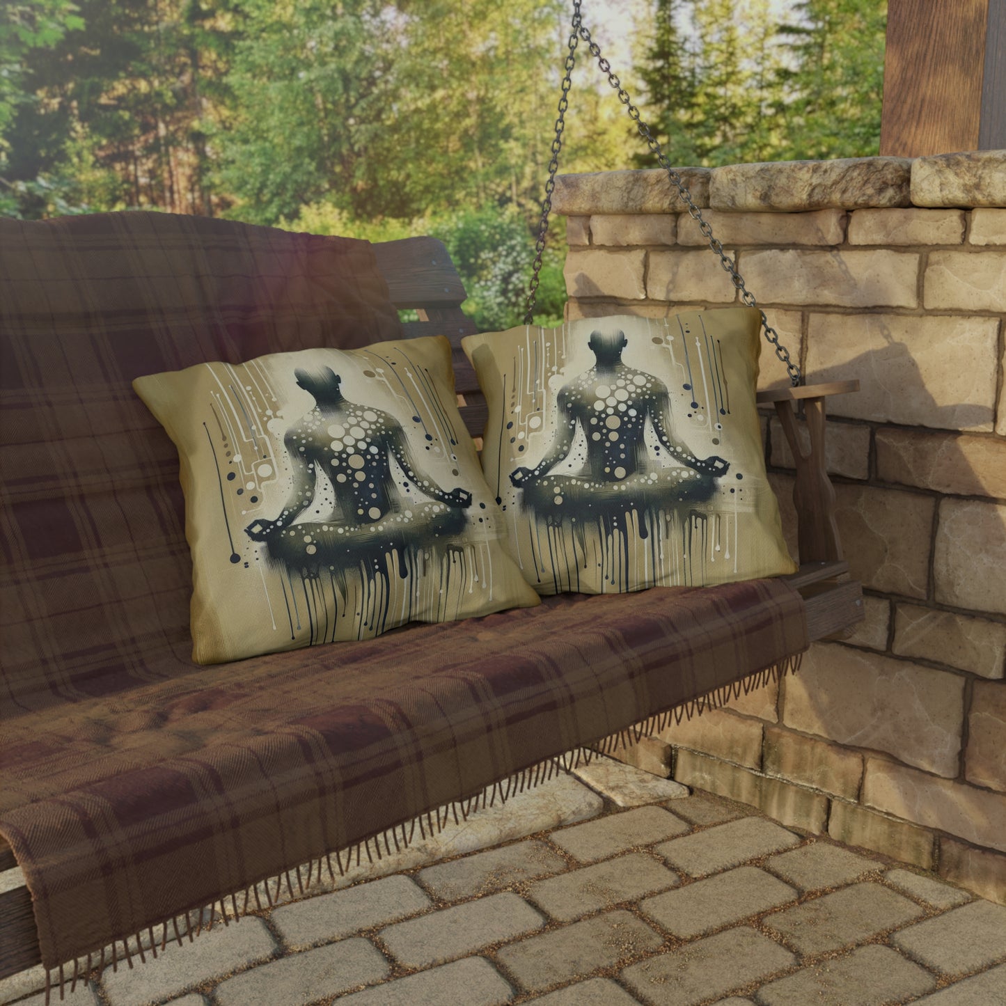 Breath Essence Beginning Outdoor Pillows