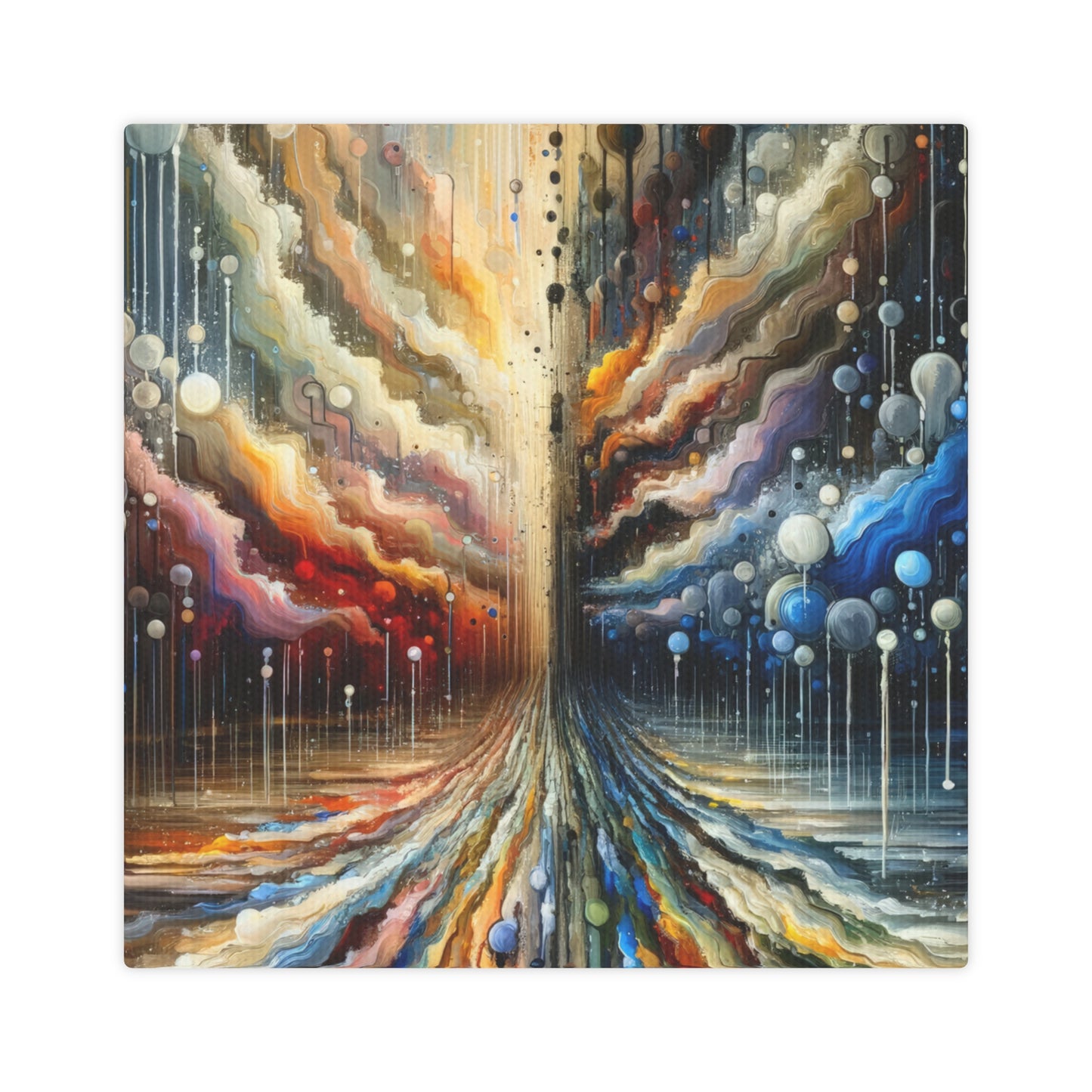 Linguistic Resonance Cascade Canvas Photo Tile