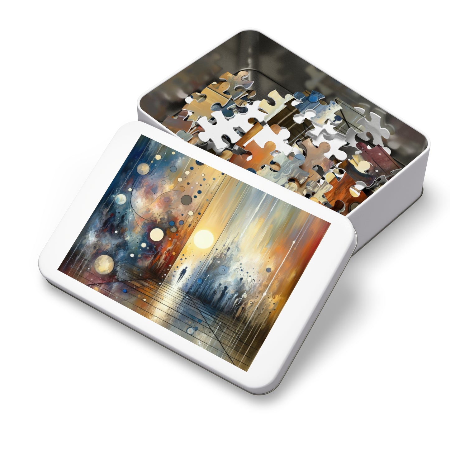 Stillness Transition Abstract Jigsaw Puzzle (30, 110, 252, 500,1000-Piece)