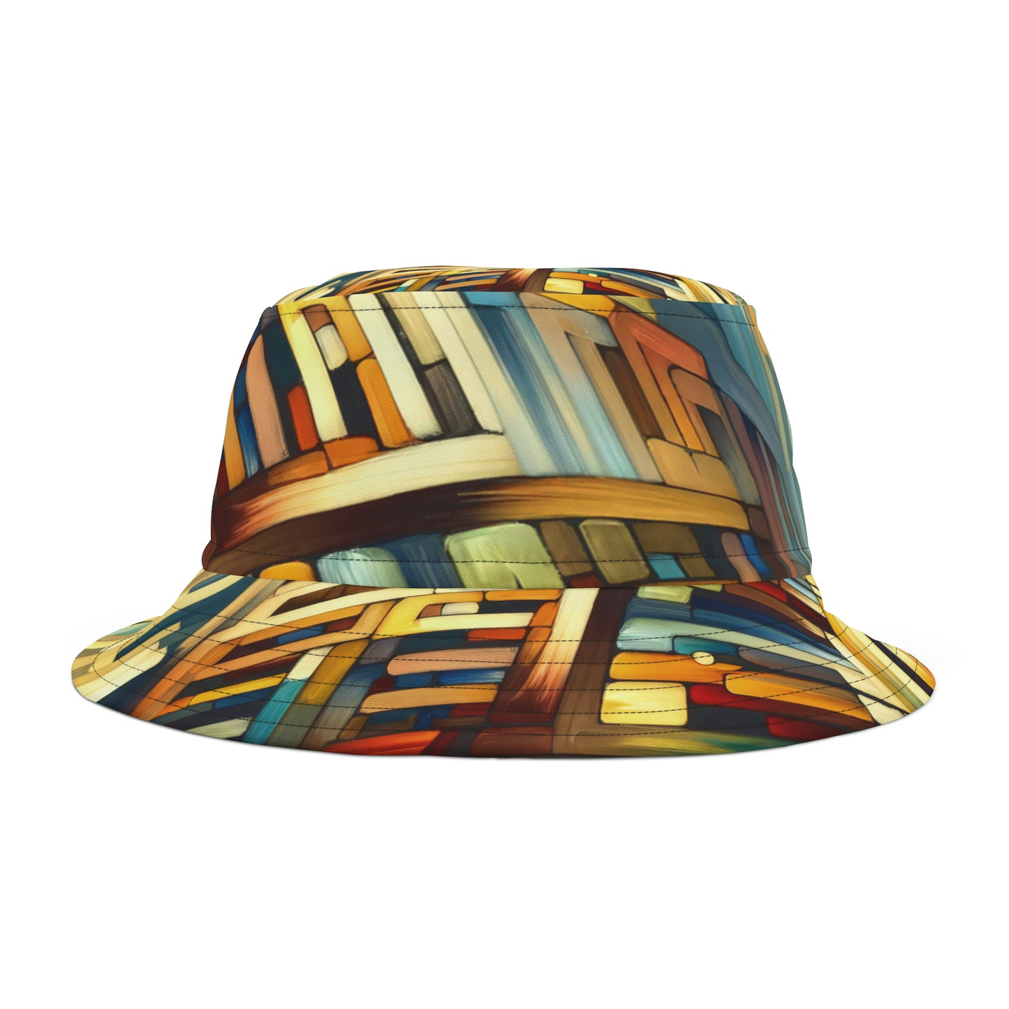Cobbled Rhythm Heartbeat Bucket Hat (AOP)