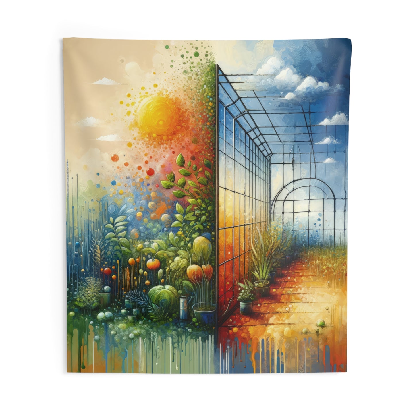 Greenhouse Digital Genesis Indoor Wall Tapestries