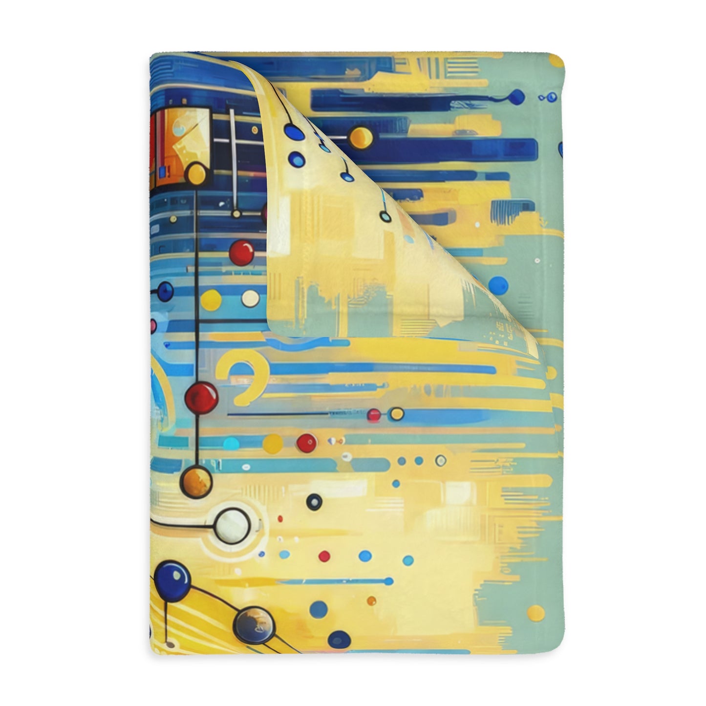 Supportive Divided Empathy Velveteen Microfiber Blanket (Two-sided print)