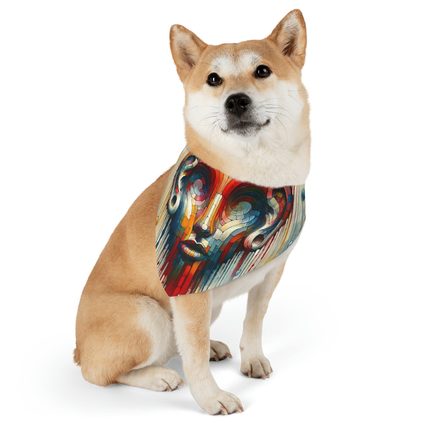 Ears Heart Expression Pet Bandana Collar