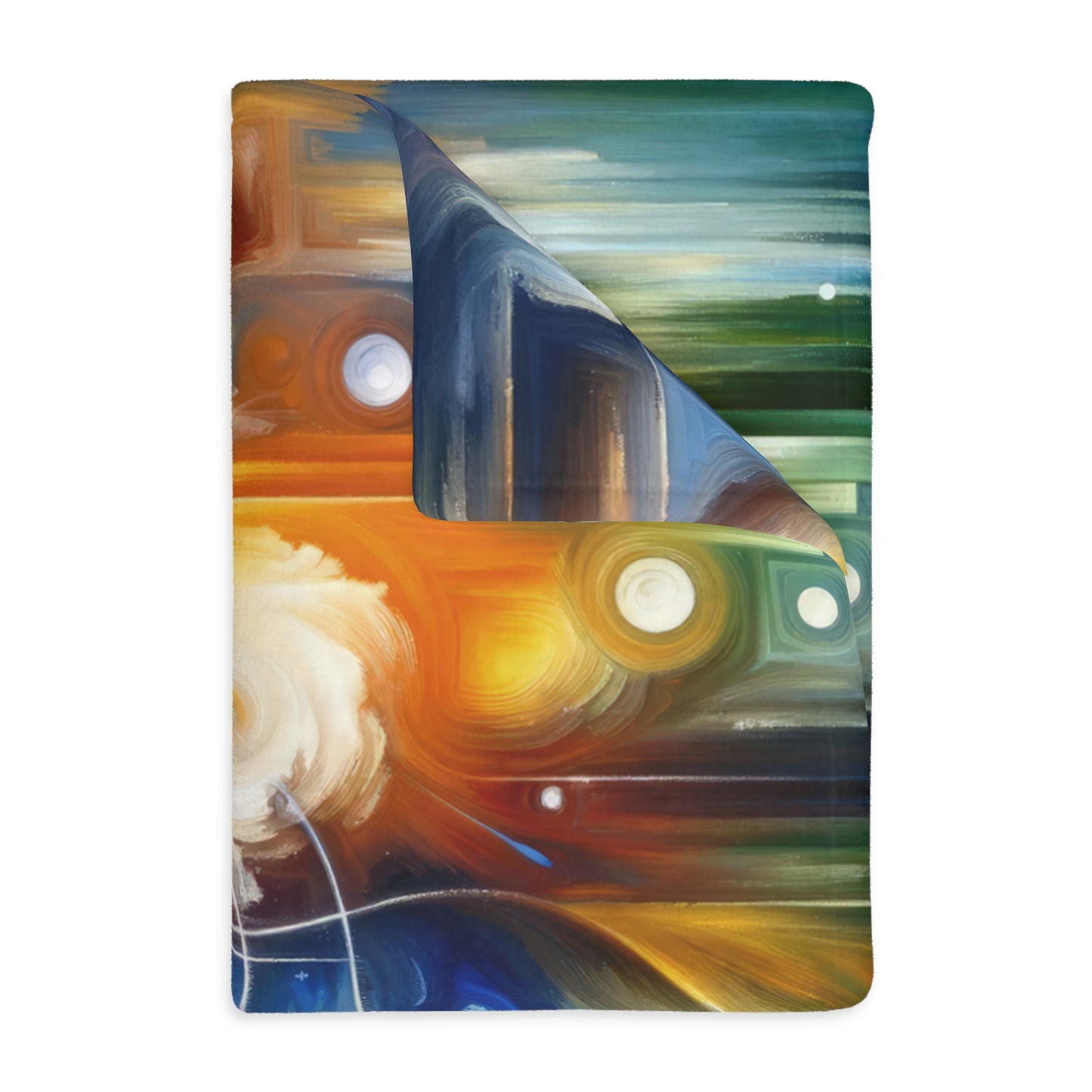 Mindful Megabyte Convergence Velveteen Microfiber Blanket (Two-sided print)