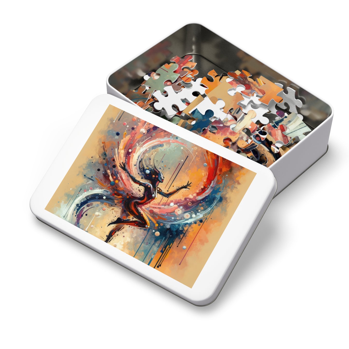 Decision Dance Tachism Jigsaw Puzzle (30, 110, 252, 500,1000-Piece)