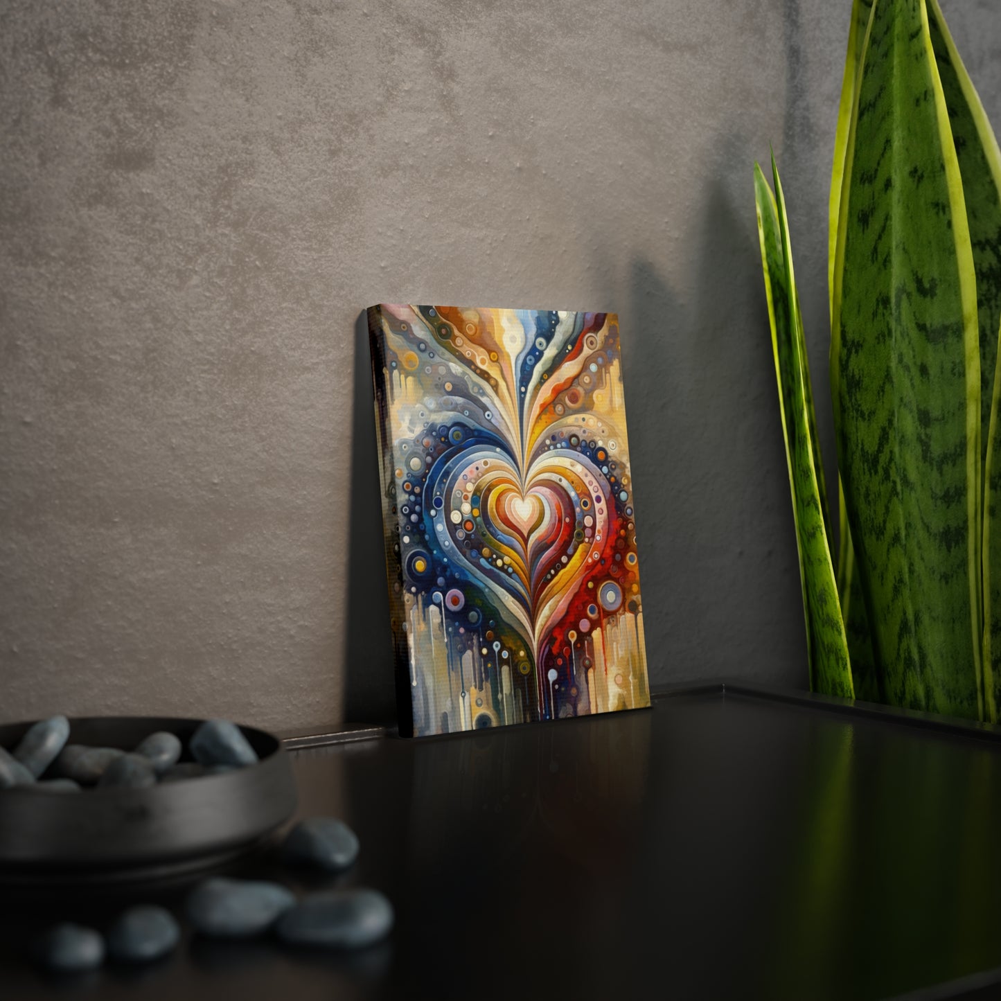 Harmonic Heart Essence Canvas Photo Tile