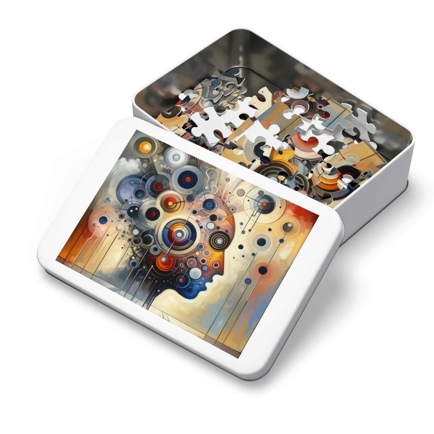 Mindful Tachism Engagement Jigsaw Puzzle (30, 110, 252, 500,1000-Piece)