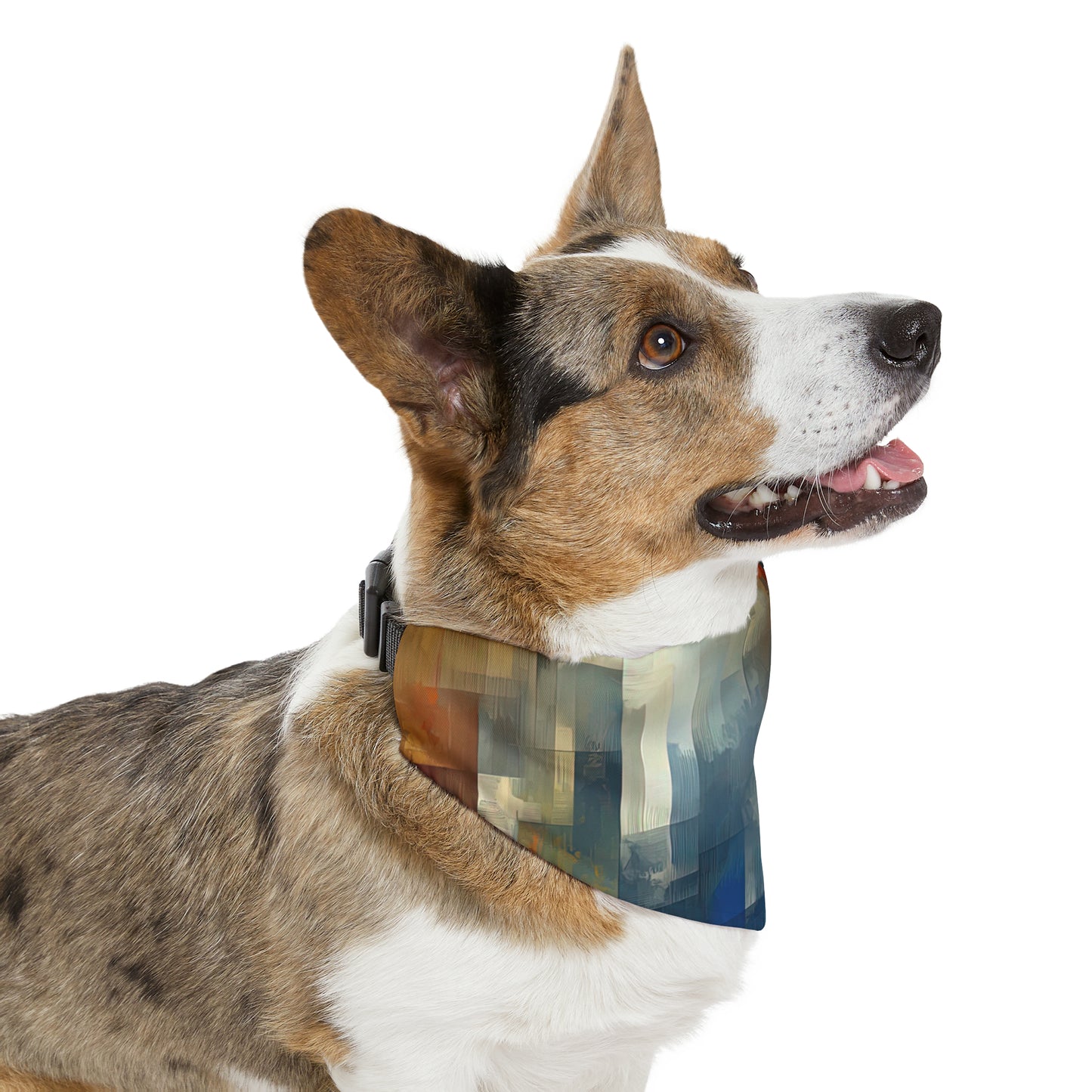 Contemplative Leaves Whispers Pet Bandana Collar