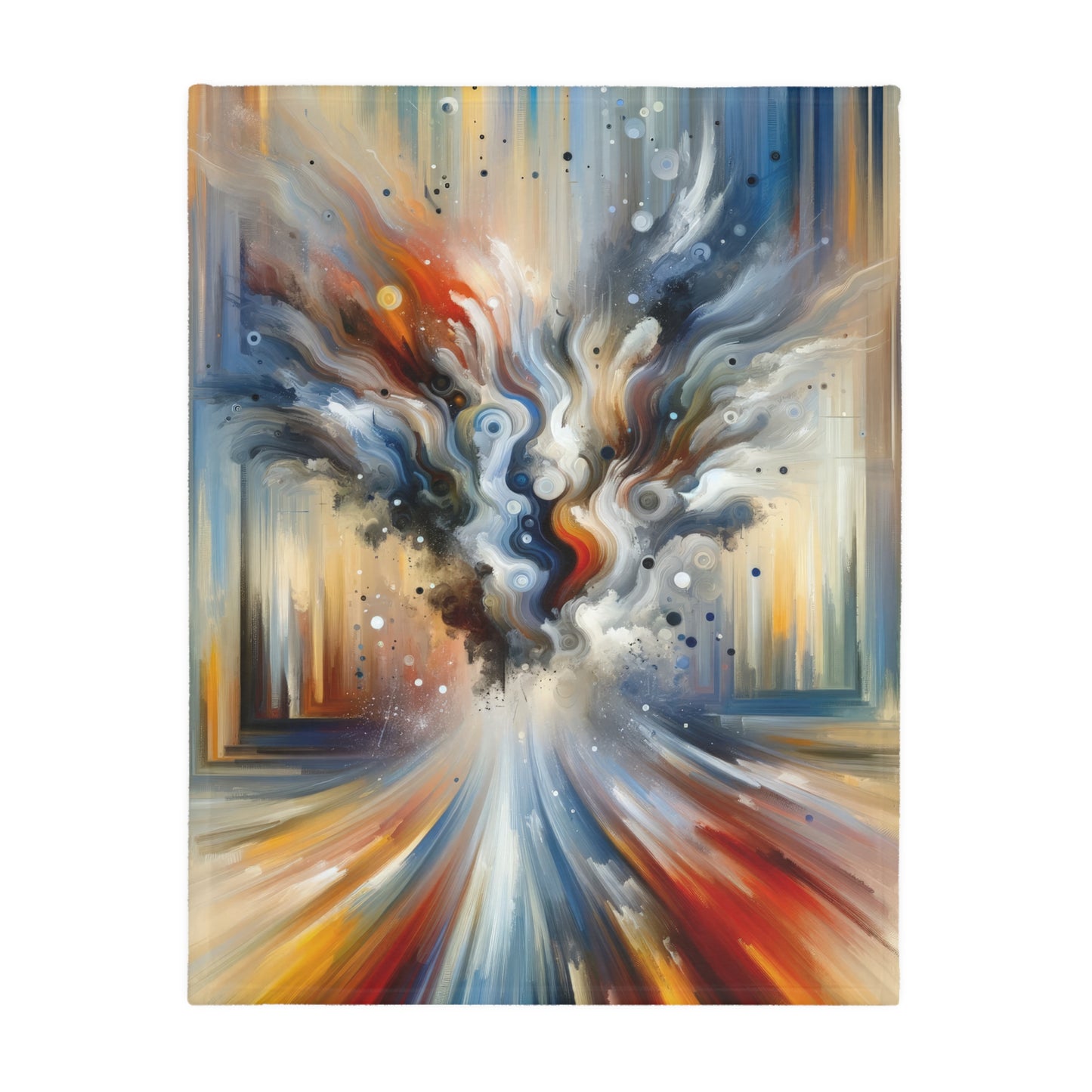 Dynamic External Influence Velveteen Microfiber Blanket (Two-sided print)