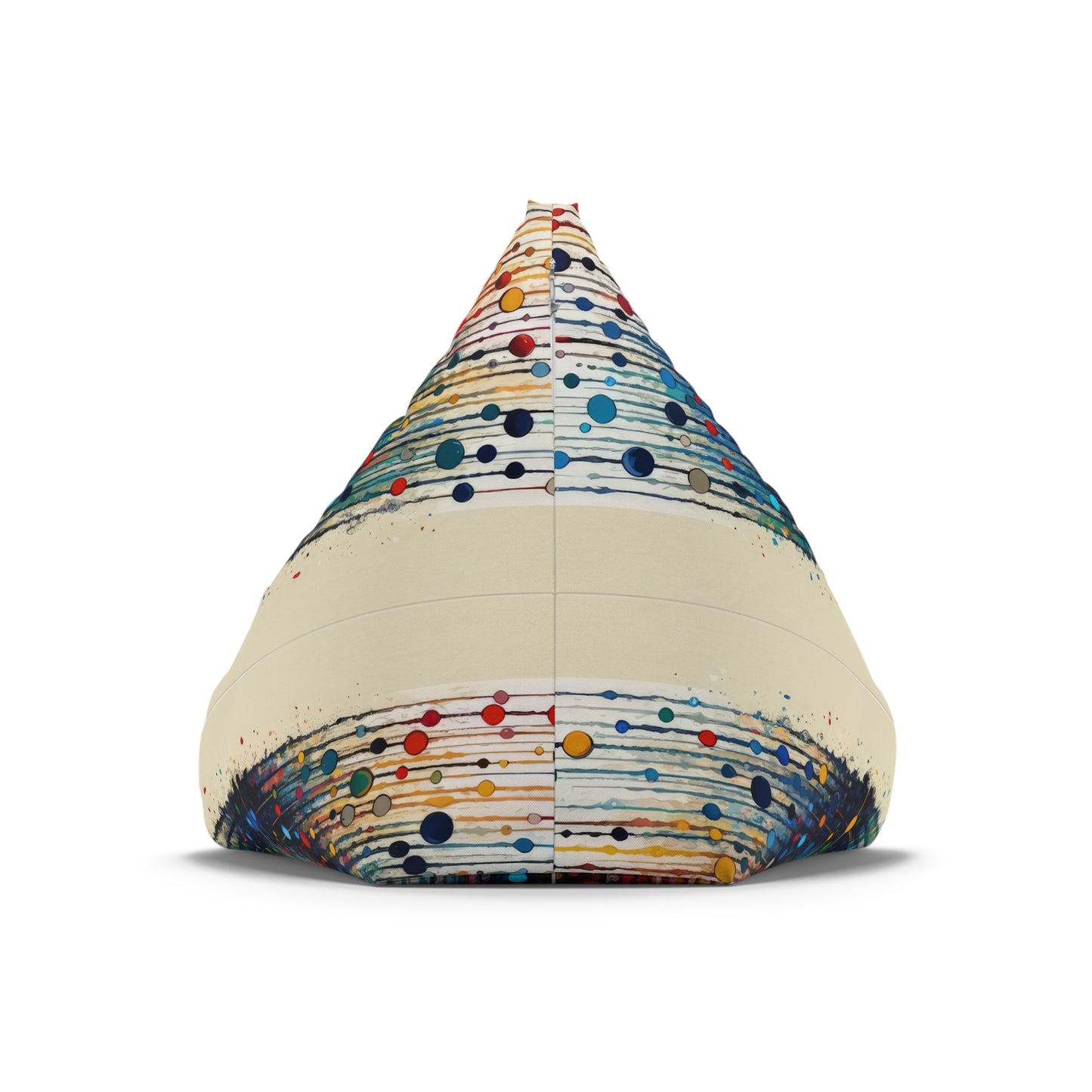 Heartbeats Synchronizing Peace Bean Bag Chair Cover