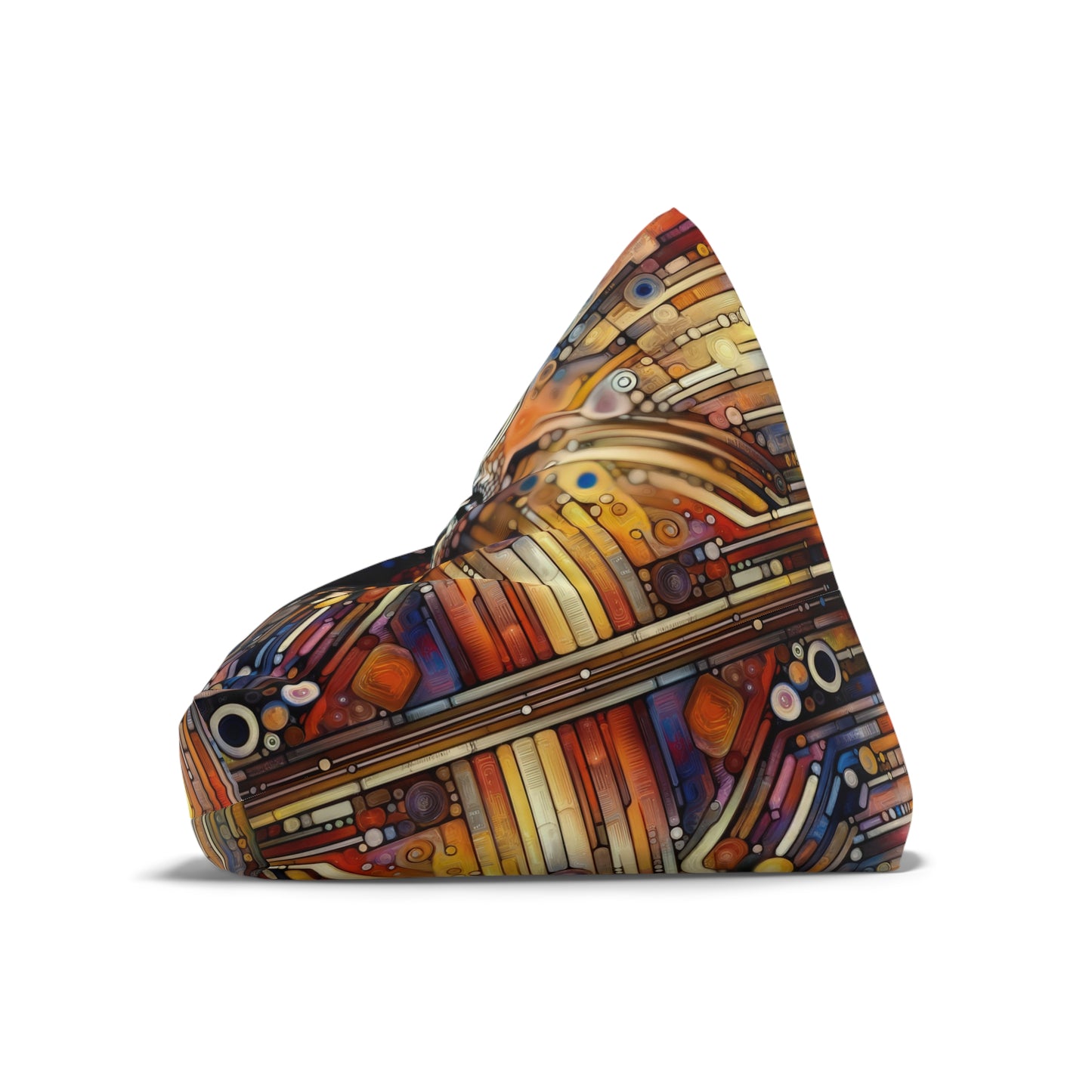 Digital Rhythm Tapestry Bean Bag Chair Cover