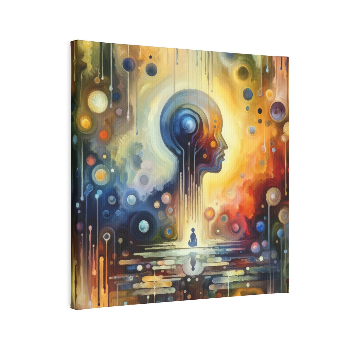 Reflective Oneness Healing Canvas Photo Tile