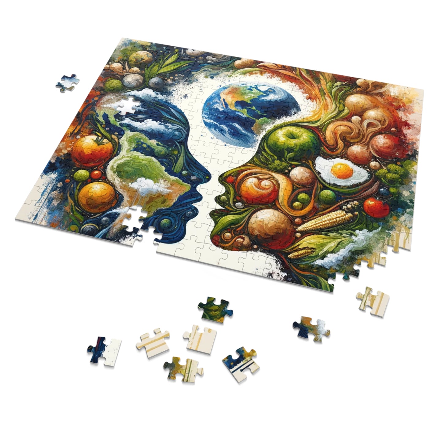 Earthly Dialogue Feast Jigsaw Puzzle (30, 110, 252, 500,1000-Piece)