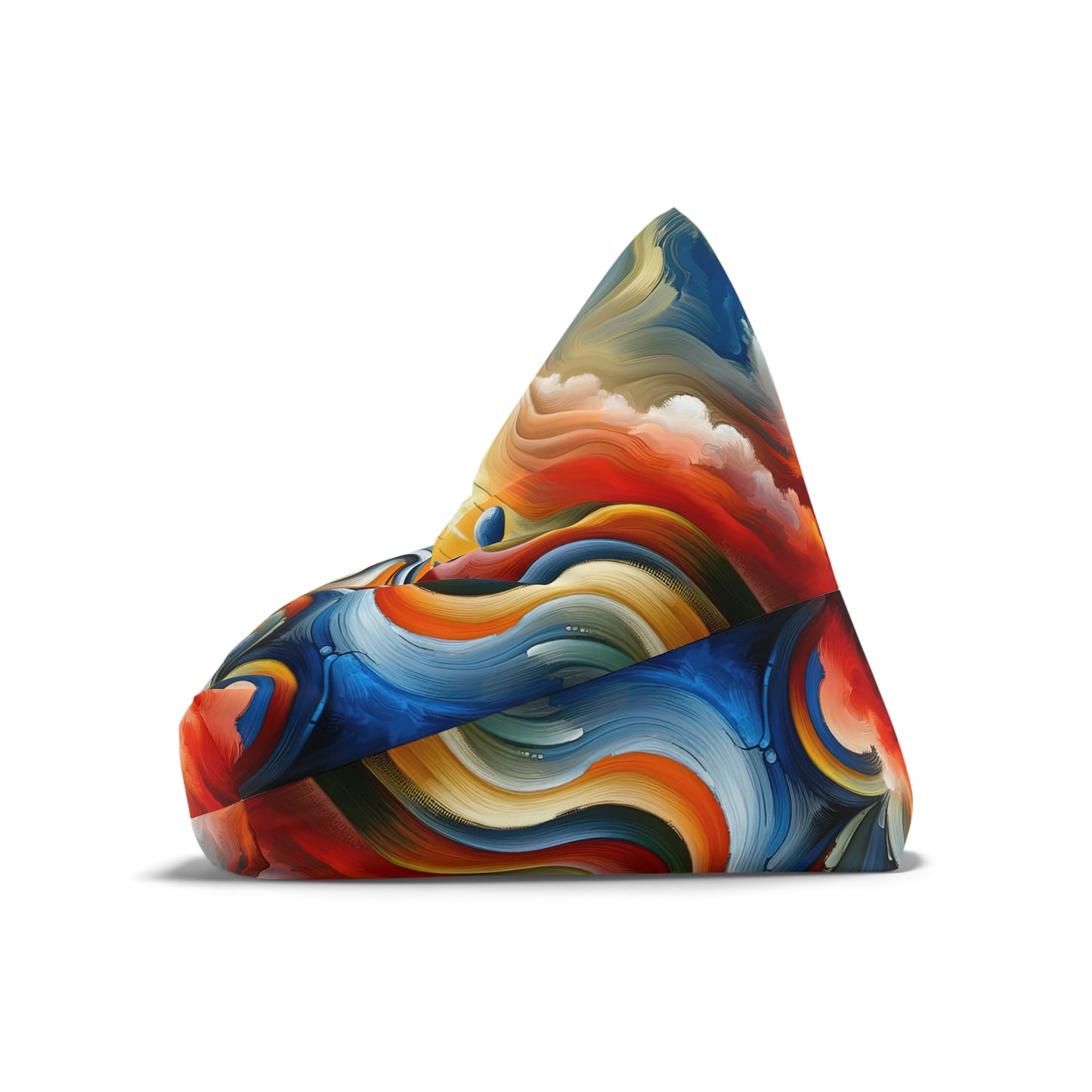 Empathetic Lifeline Abstract Bean Bag Chair Cover