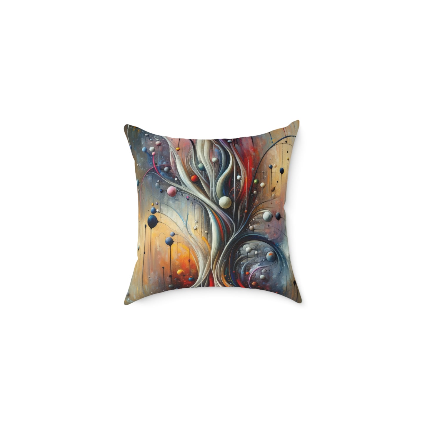 Invisible Threads Influence Spun Polyester Pillow