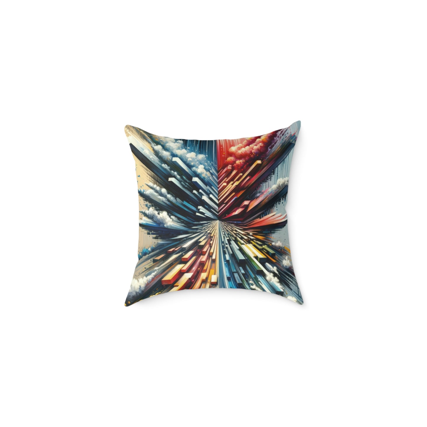 Rapid Perspective Shift Spun Polyester Pillow