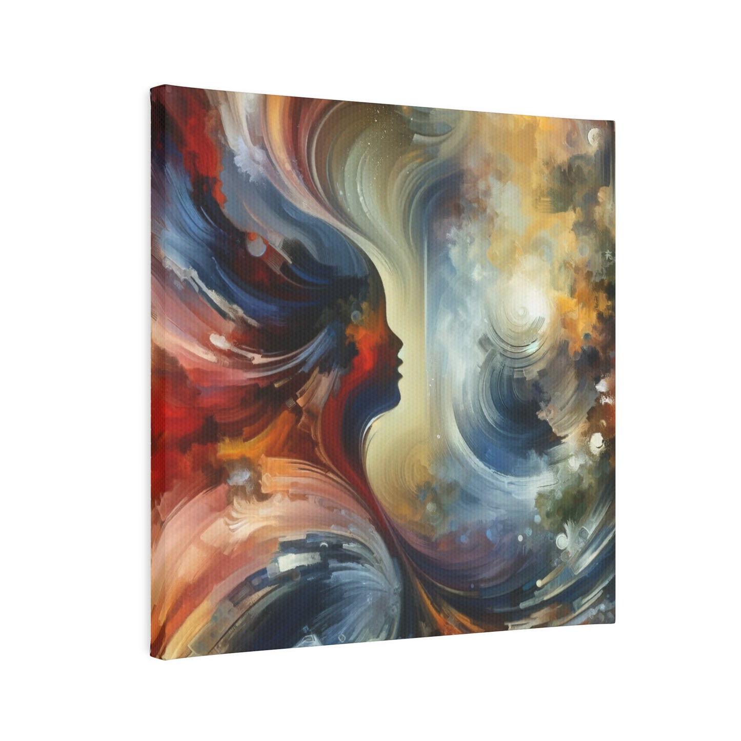 Embracing Sovereign Reflectivity Canvas Photo Tile