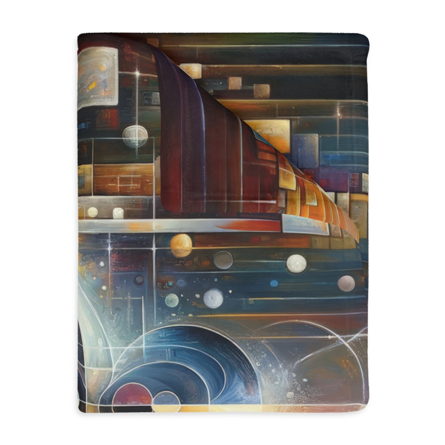 Tech Spirit Balance Velveteen Microfiber Blanket (Two-sided print)