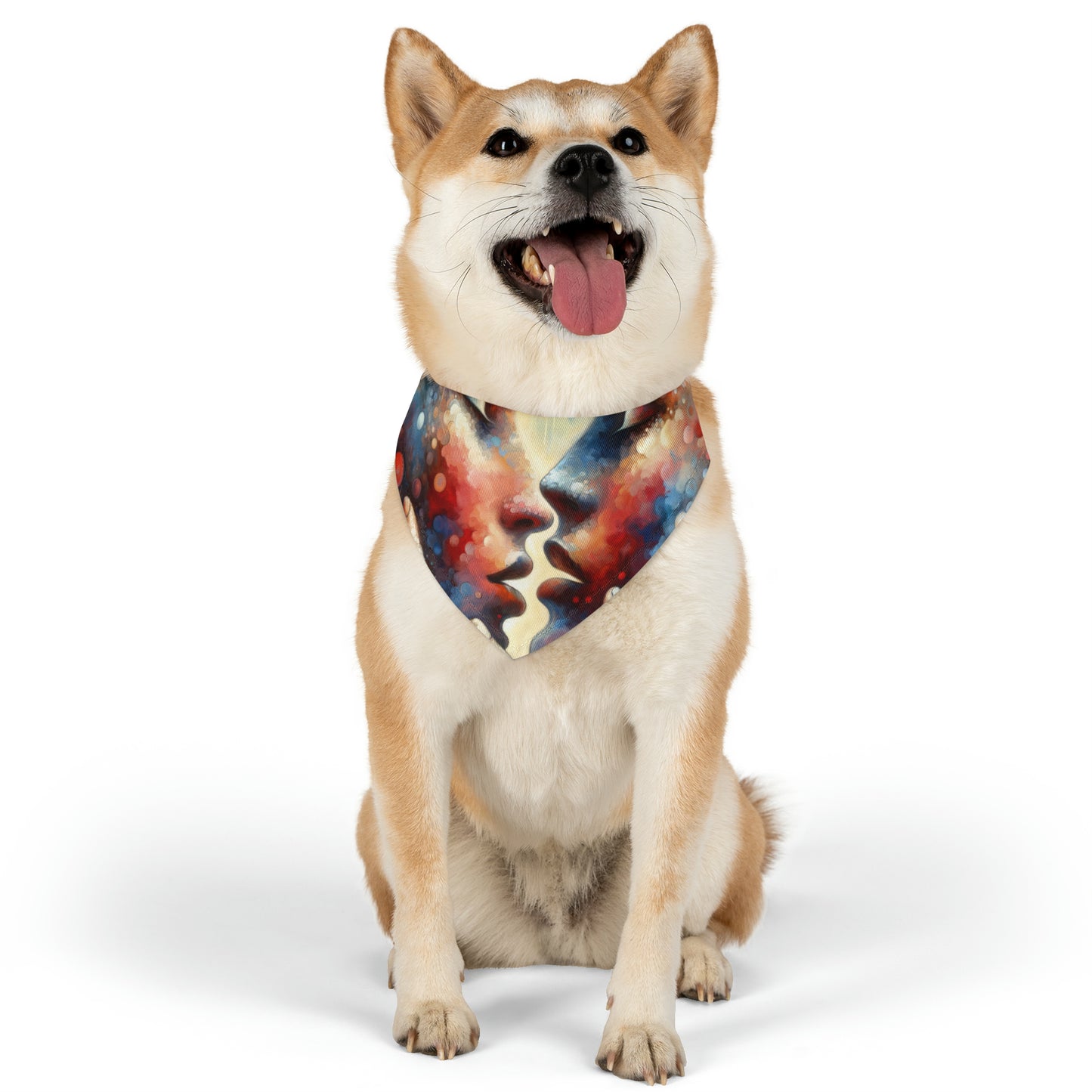 Dialogue Trust Tachism Pet Bandana Collar