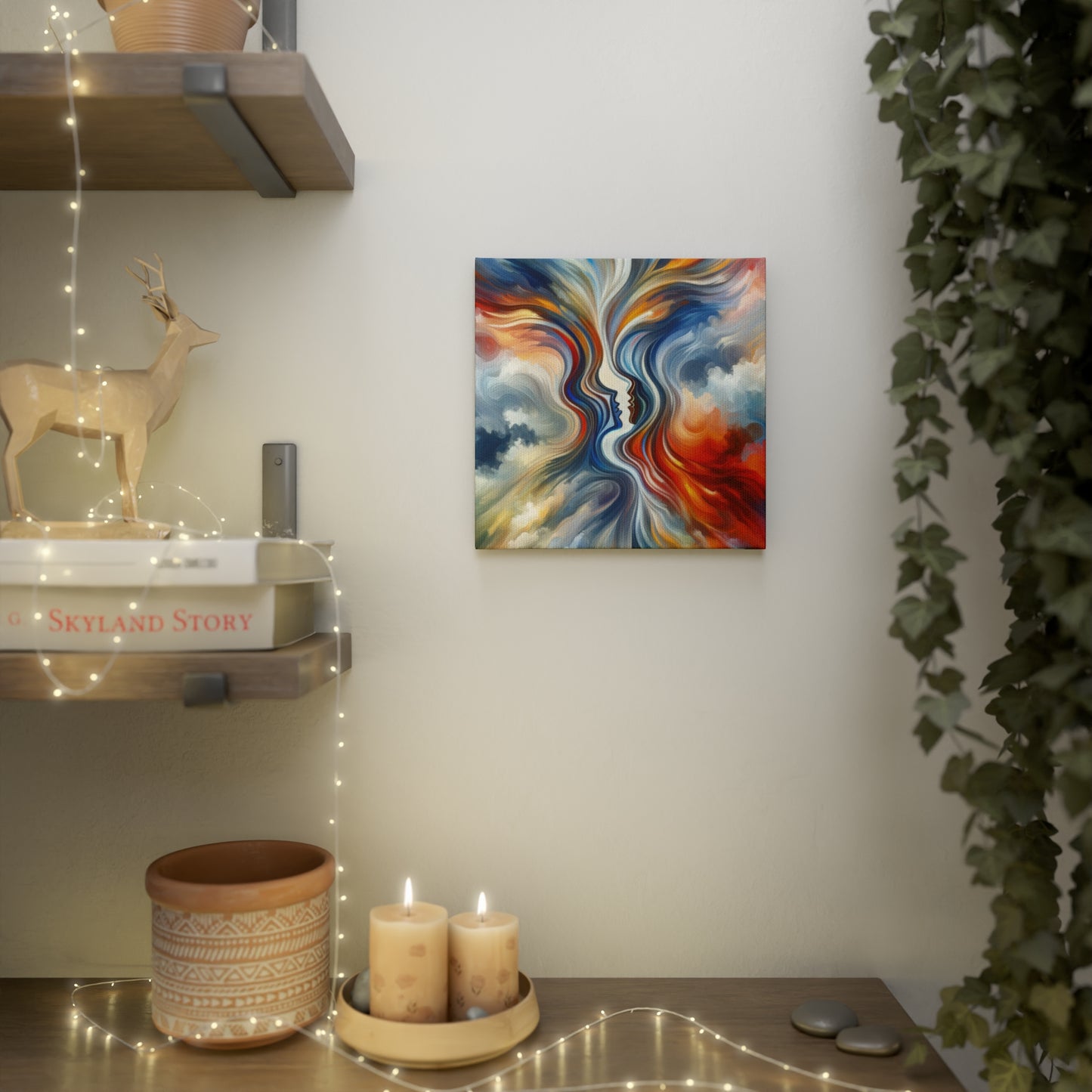 Convergent Abstract Unity Canvas Photo Tile