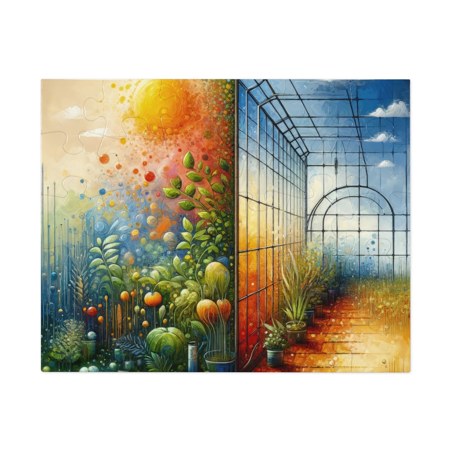 Greenhouse Digital Genesis Jigsaw Puzzle (30, 110, 252, 500,1000-Piece)