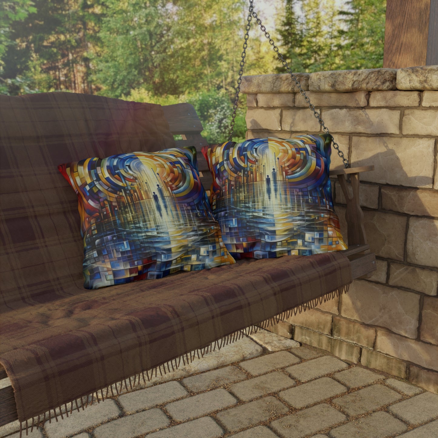 Collective Gesture Echelons Outdoor Pillows