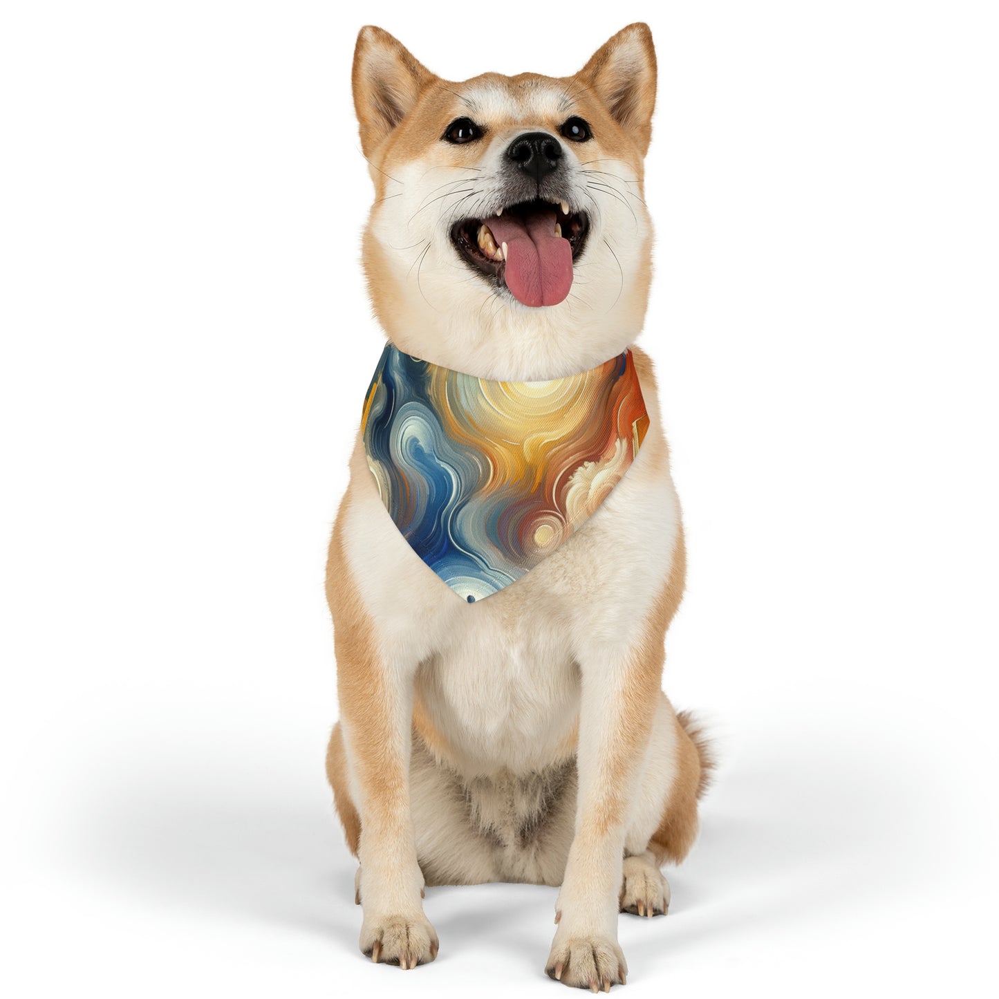 Spiritual Tranquil Sanctuary Pet Bandana Collar