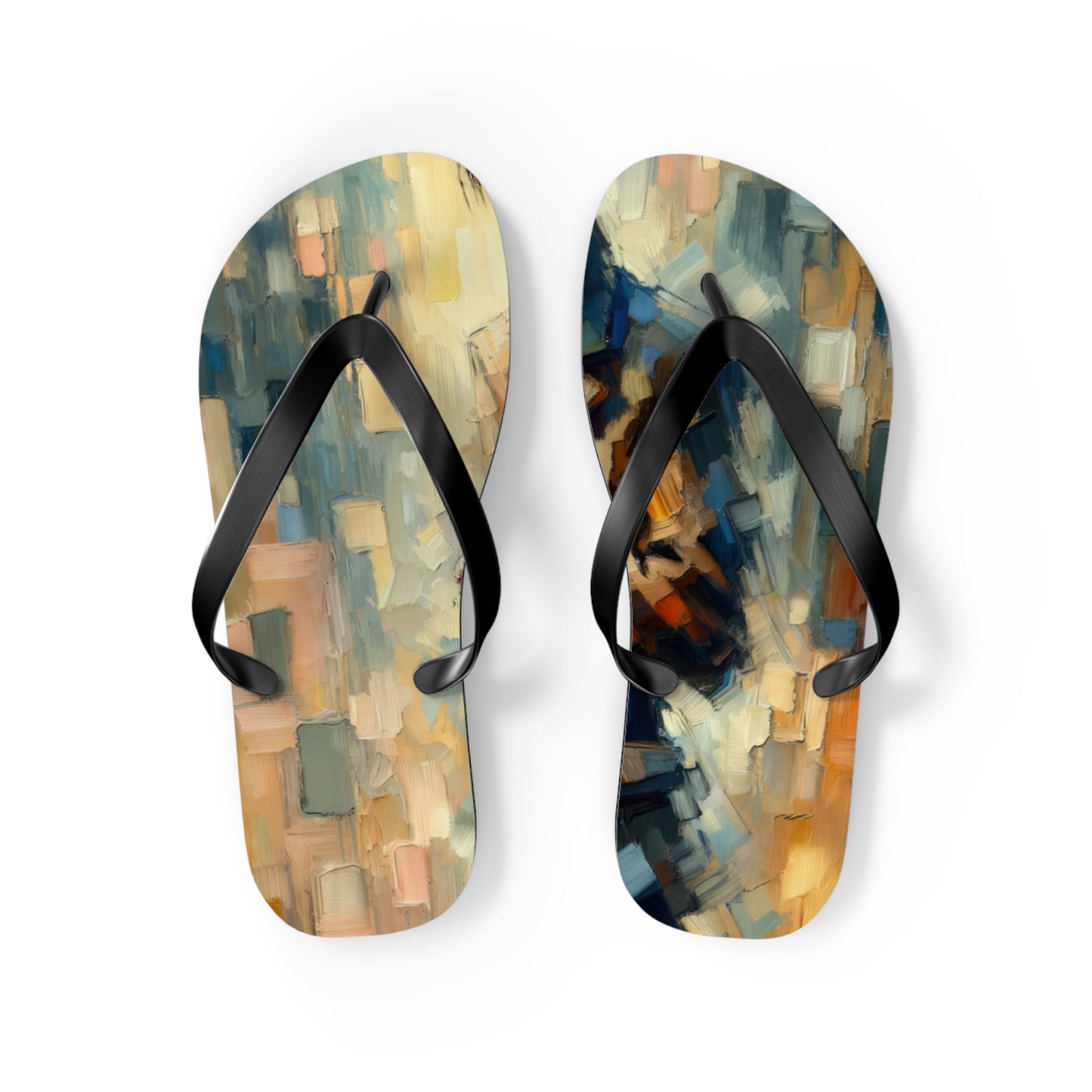 Urban Tachism Encounter Flip Flops
