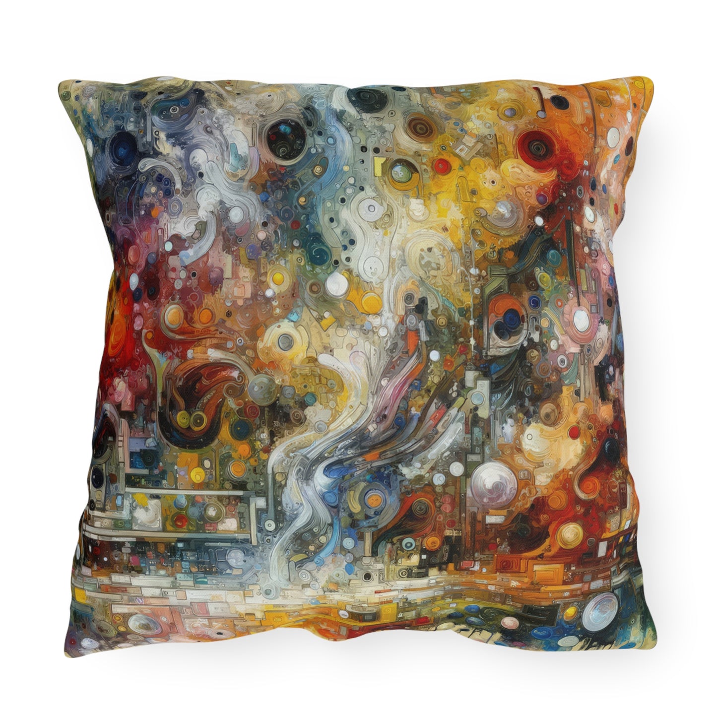 Perception Mosaic Abstract Outdoor Pillows