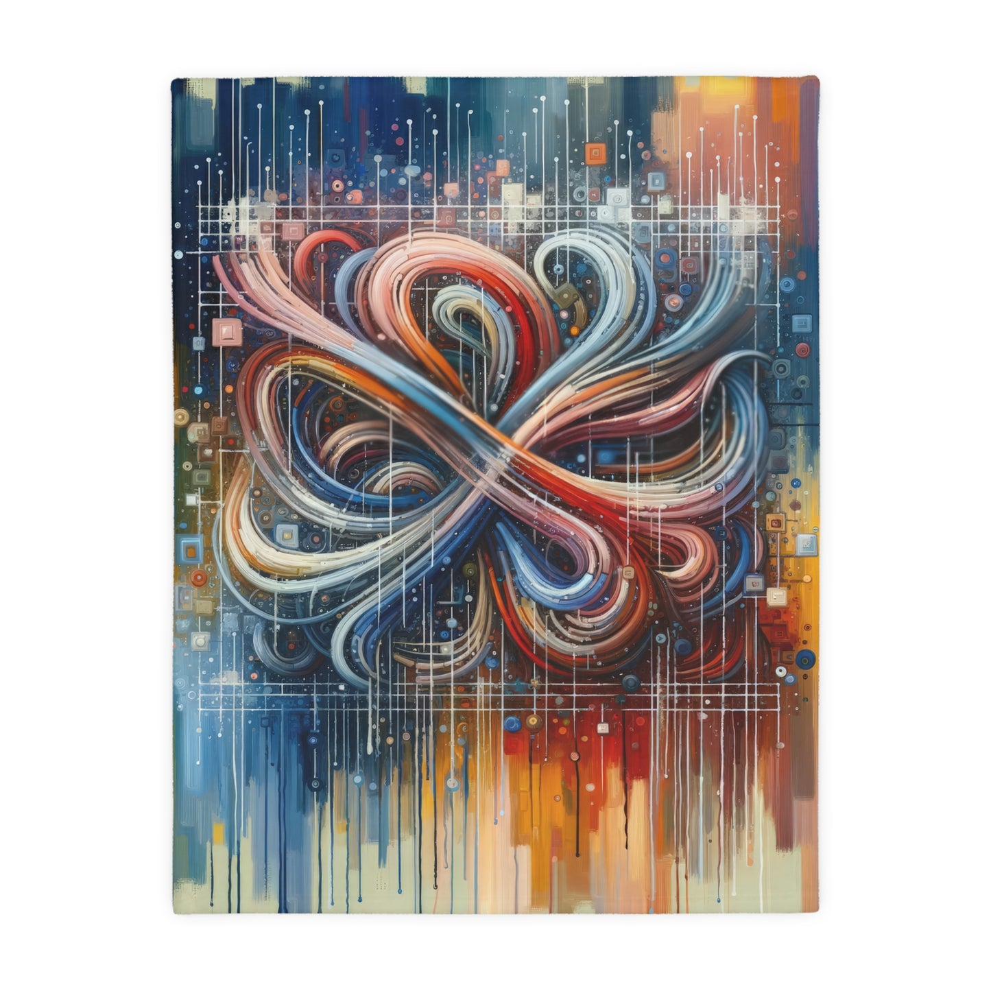 Humanity Tapestry Unification Velveteen Microfiber Blanket (Two-sided print)