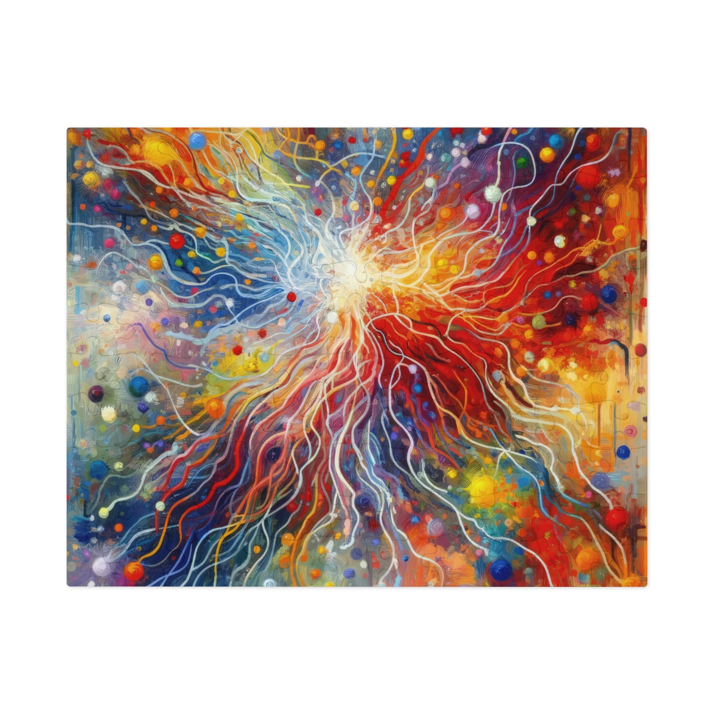 Emotive Yarn Explosion Jigsaw Puzzle (30, 110, 252, 500,1000-Piece)
