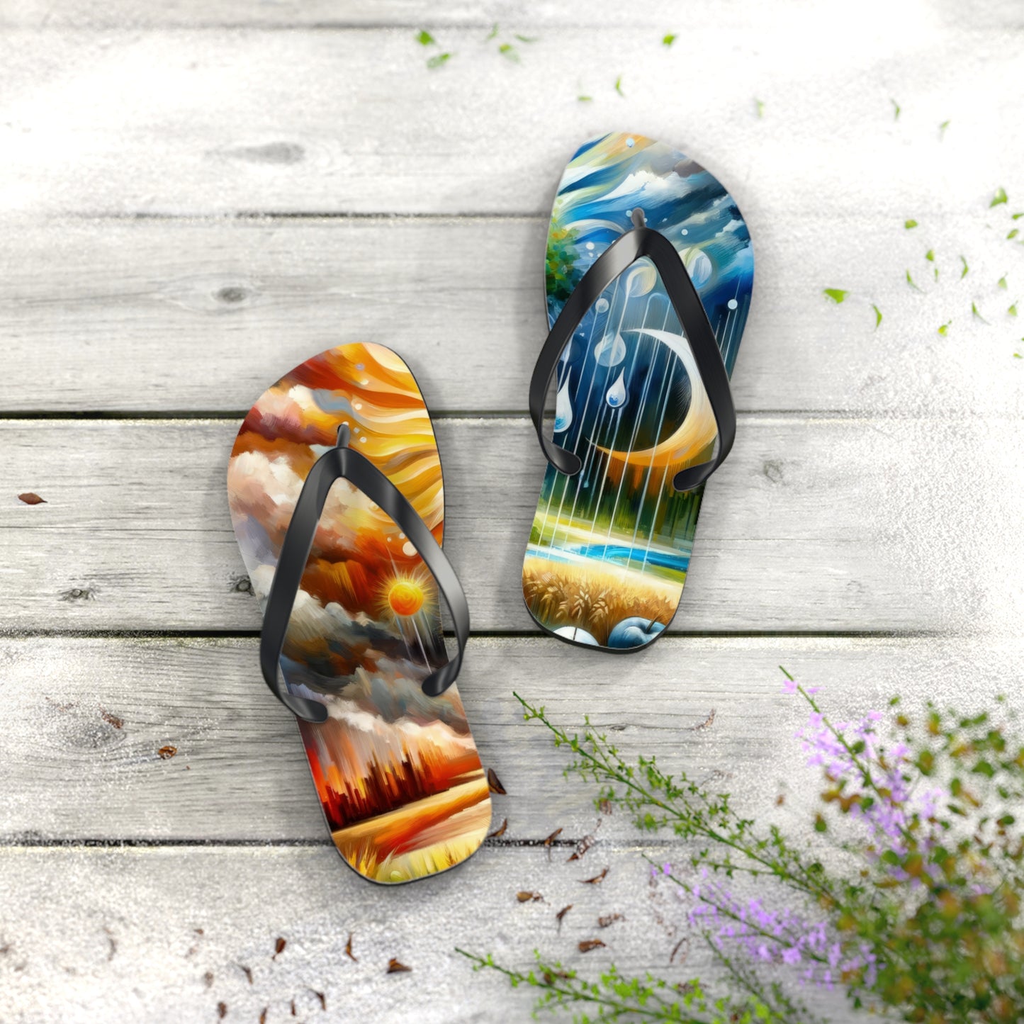 Sunshine Harvest Journey Flip Flops