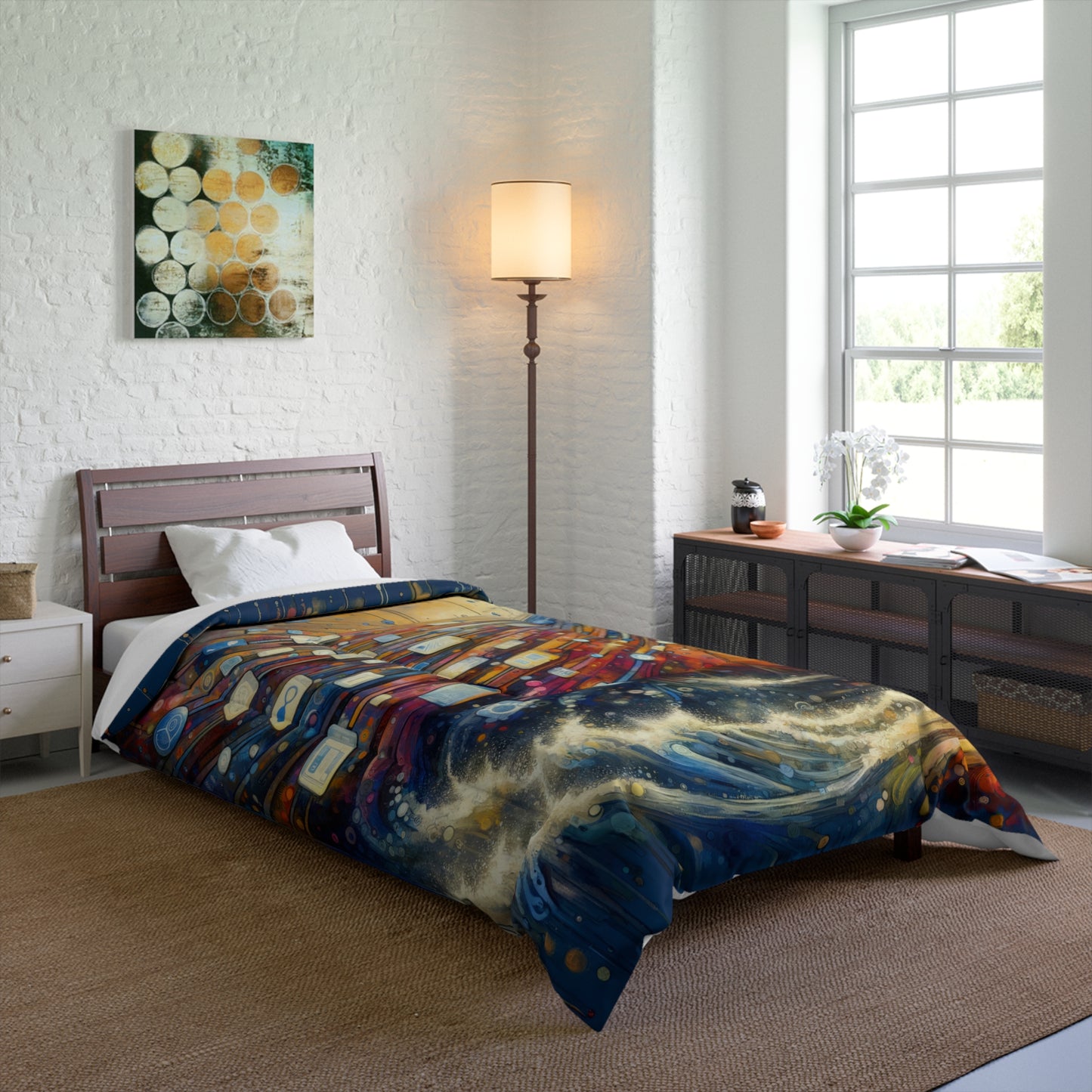 Digital Tapestry Weaving Comforter