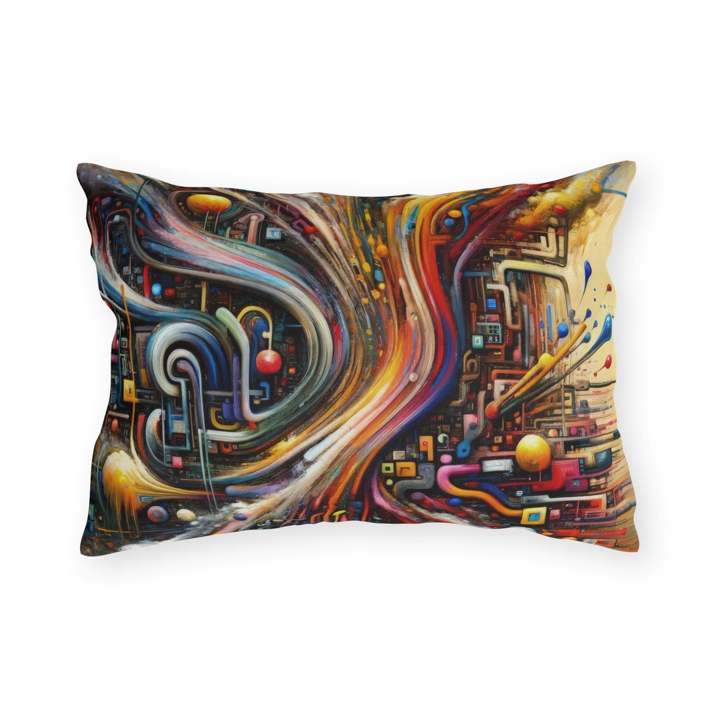 Information Bottleneck Cascade Outdoor Pillows