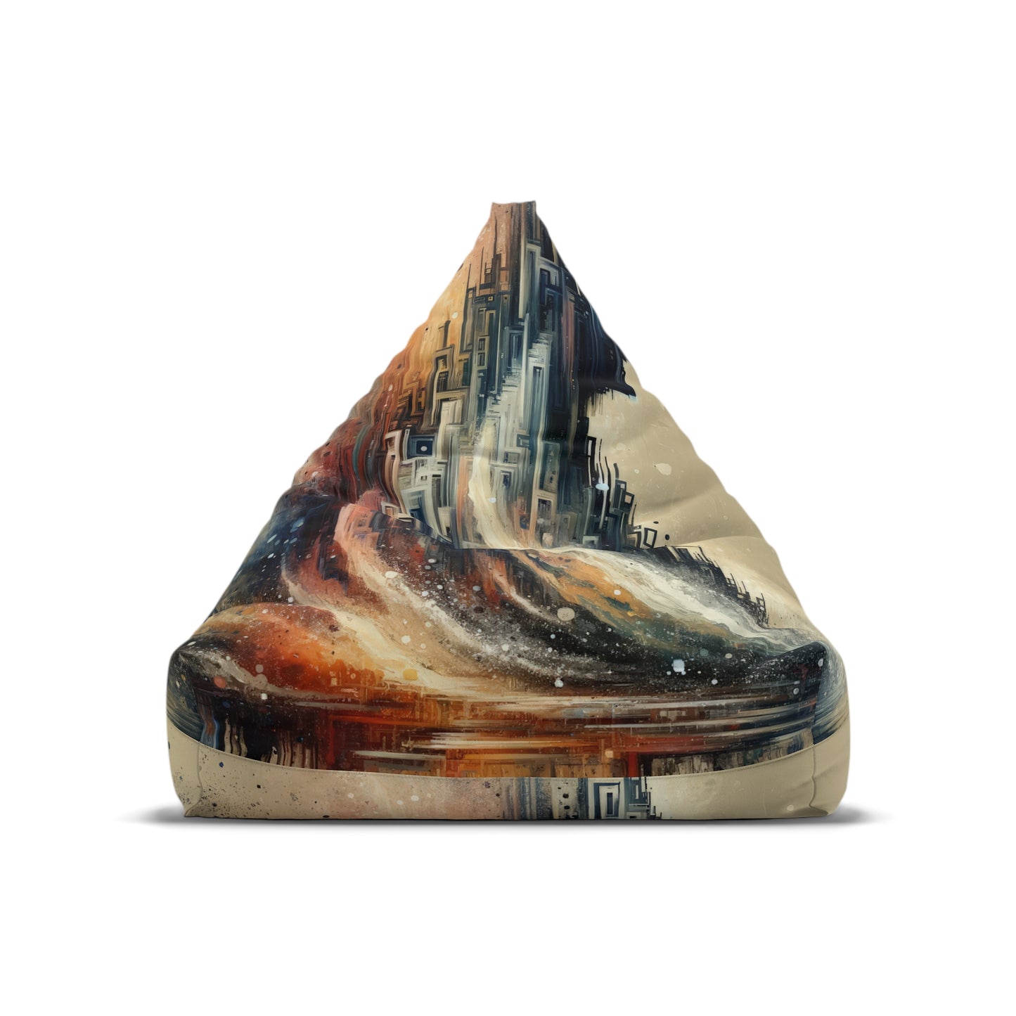 Enduring Echoes Resonance Bean Bag Chair Cover