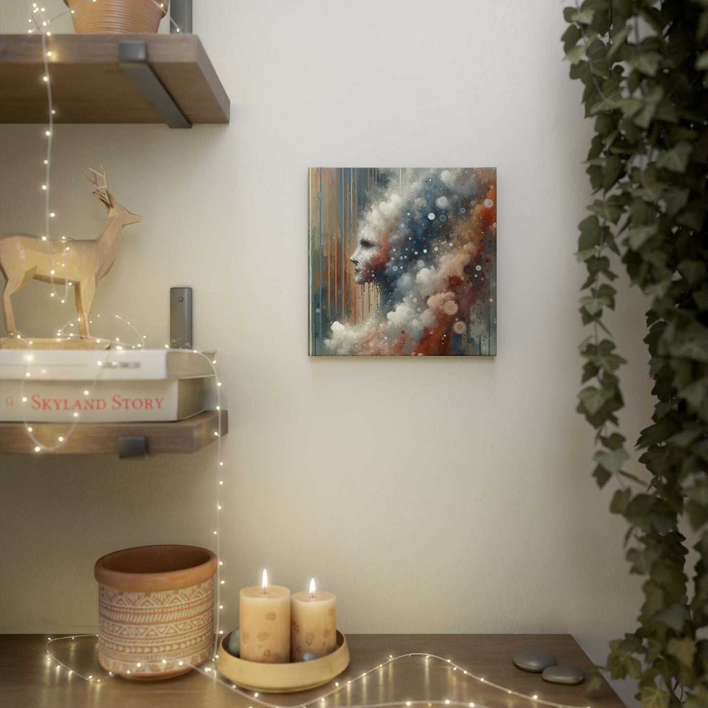 Ephemeral Hour Residue Canvas Photo Tile