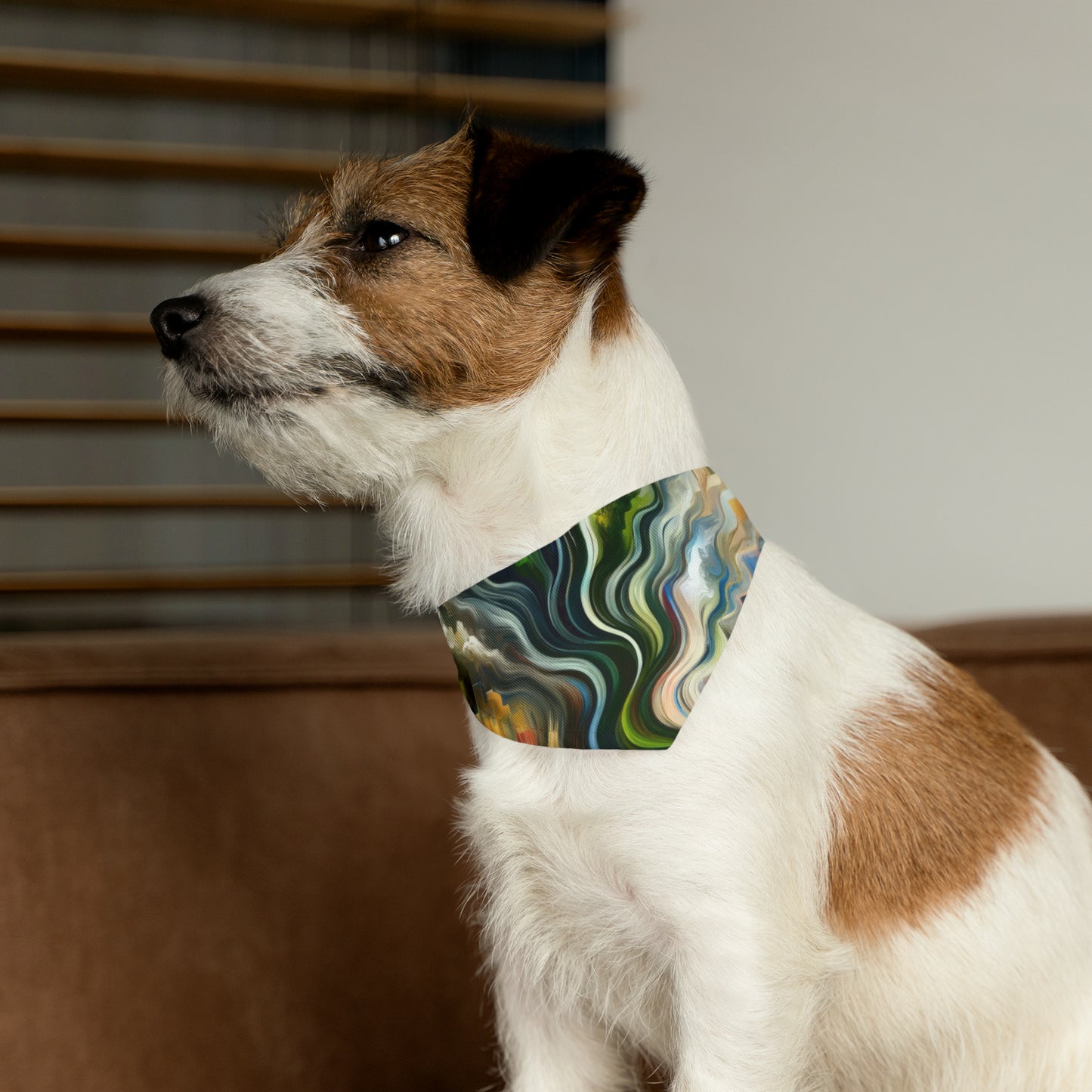 Eternal Digital Contrast Pet Bandana Collar