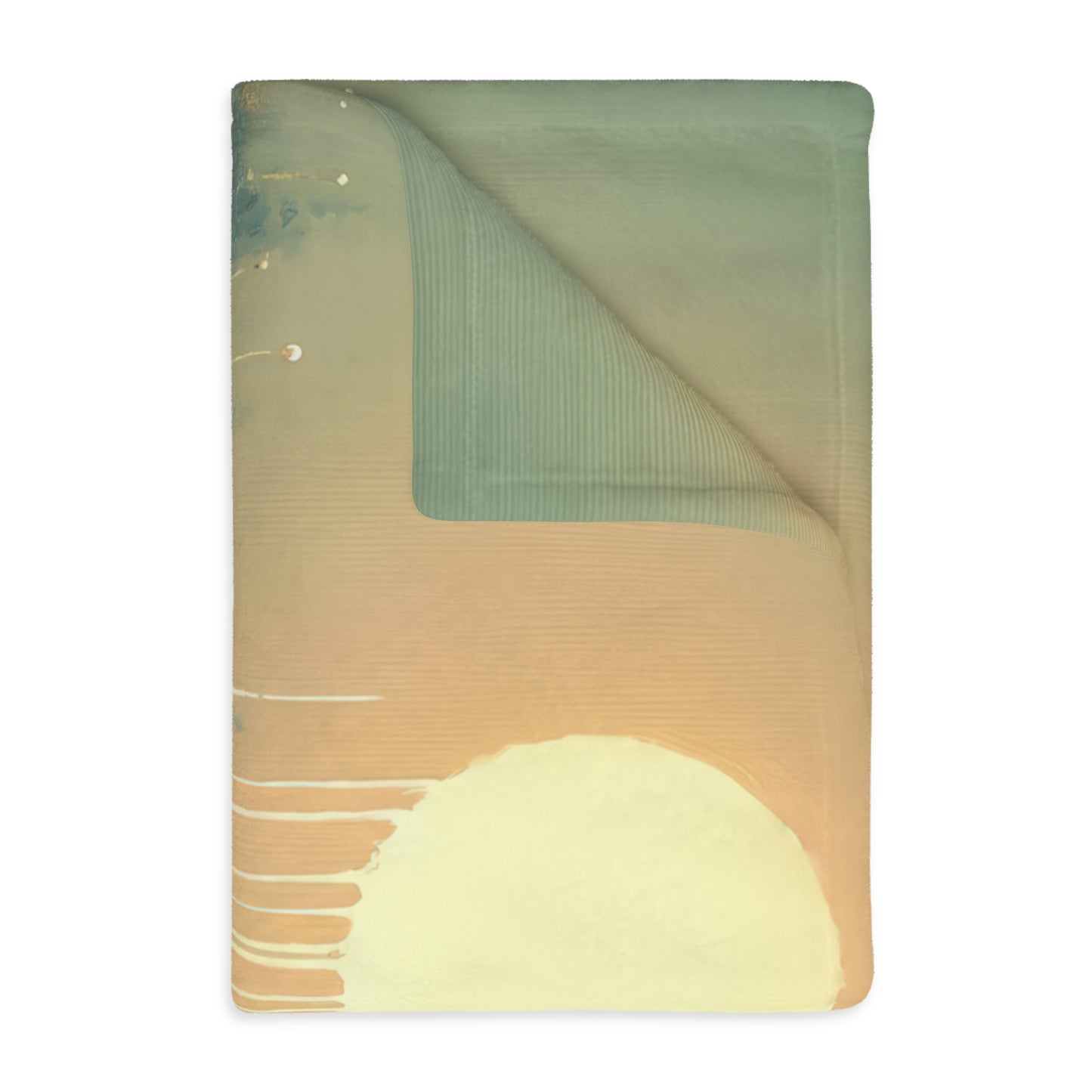 Observant Delicacy Heart Velveteen Microfiber Blanket (Two-sided print)