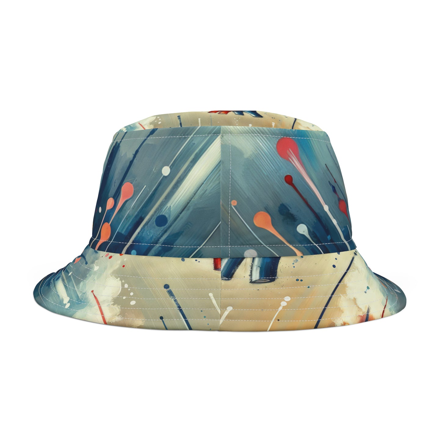 Rhythmic Heart Harmony Bucket Hat (AOP)