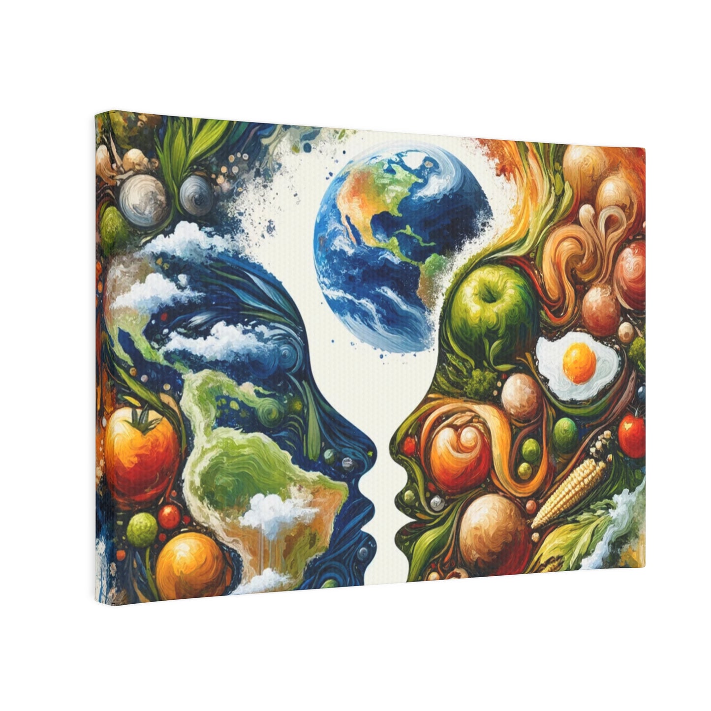 Earthly Dialogue Feast Canvas Photo Tile