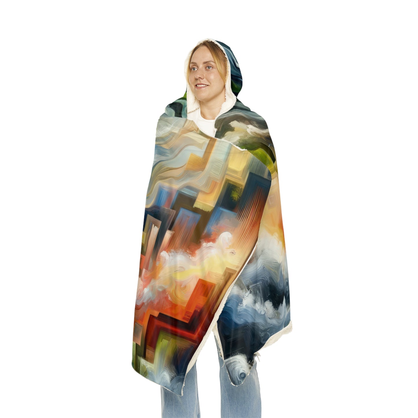 Eternal Digital Contrast Snuggle Blanket