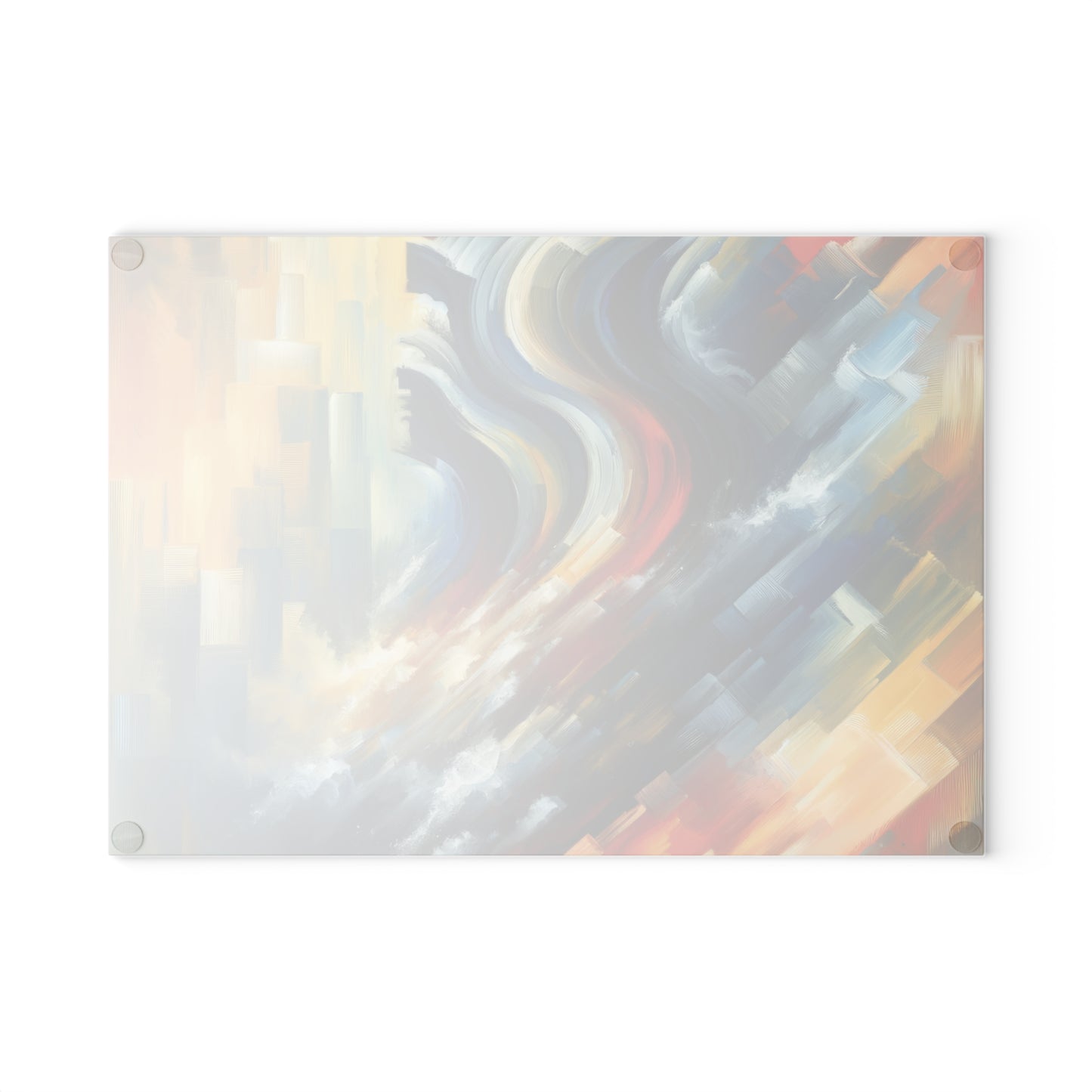 Persistence Force Abstract Glass Cutting Board