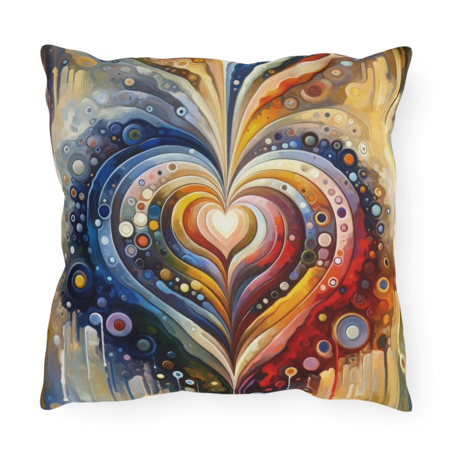 Harmonic Heart Essence Outdoor Pillows