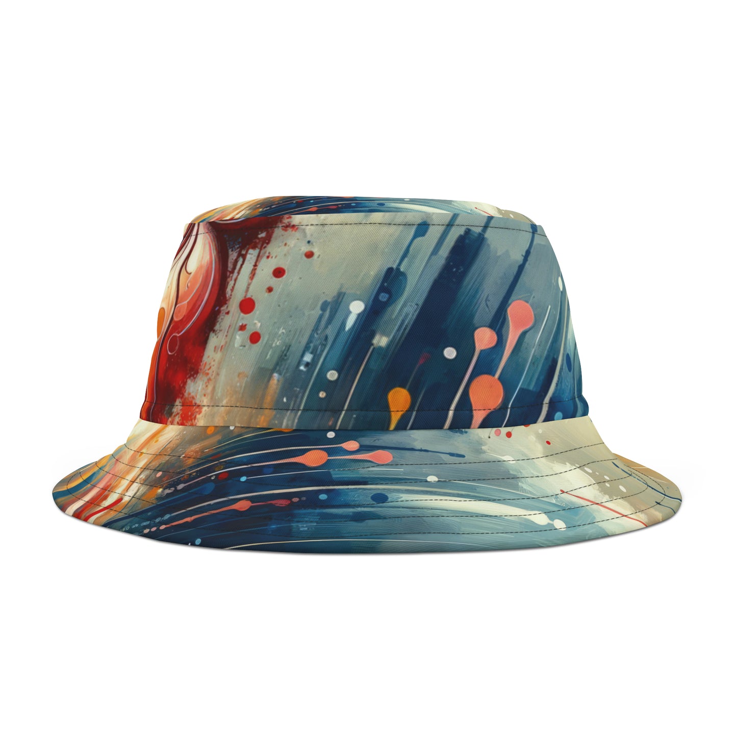 Rhythmic Heart Harmony Bucket Hat (AOP)