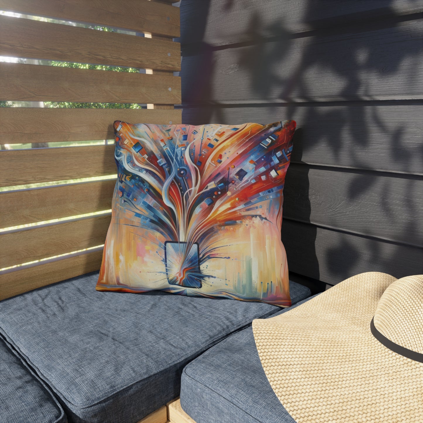 Empowerment Through Technology Outdoor Pillows