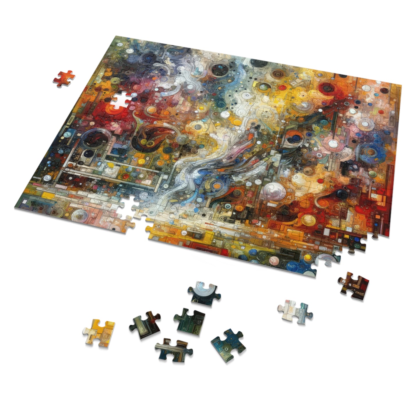 Perception Mosaic Abstract Jigsaw Puzzle (30, 110, 252, 500,1000-Piece)