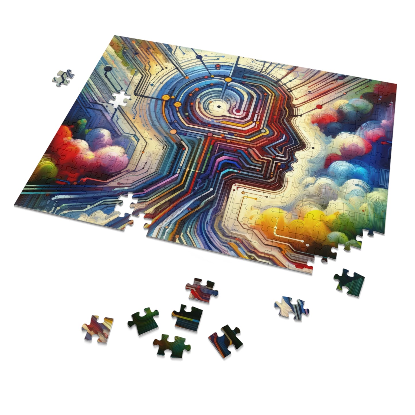 Supportive Digital Empathy Jigsaw Puzzle (30, 110, 252, 500,1000-Piece)