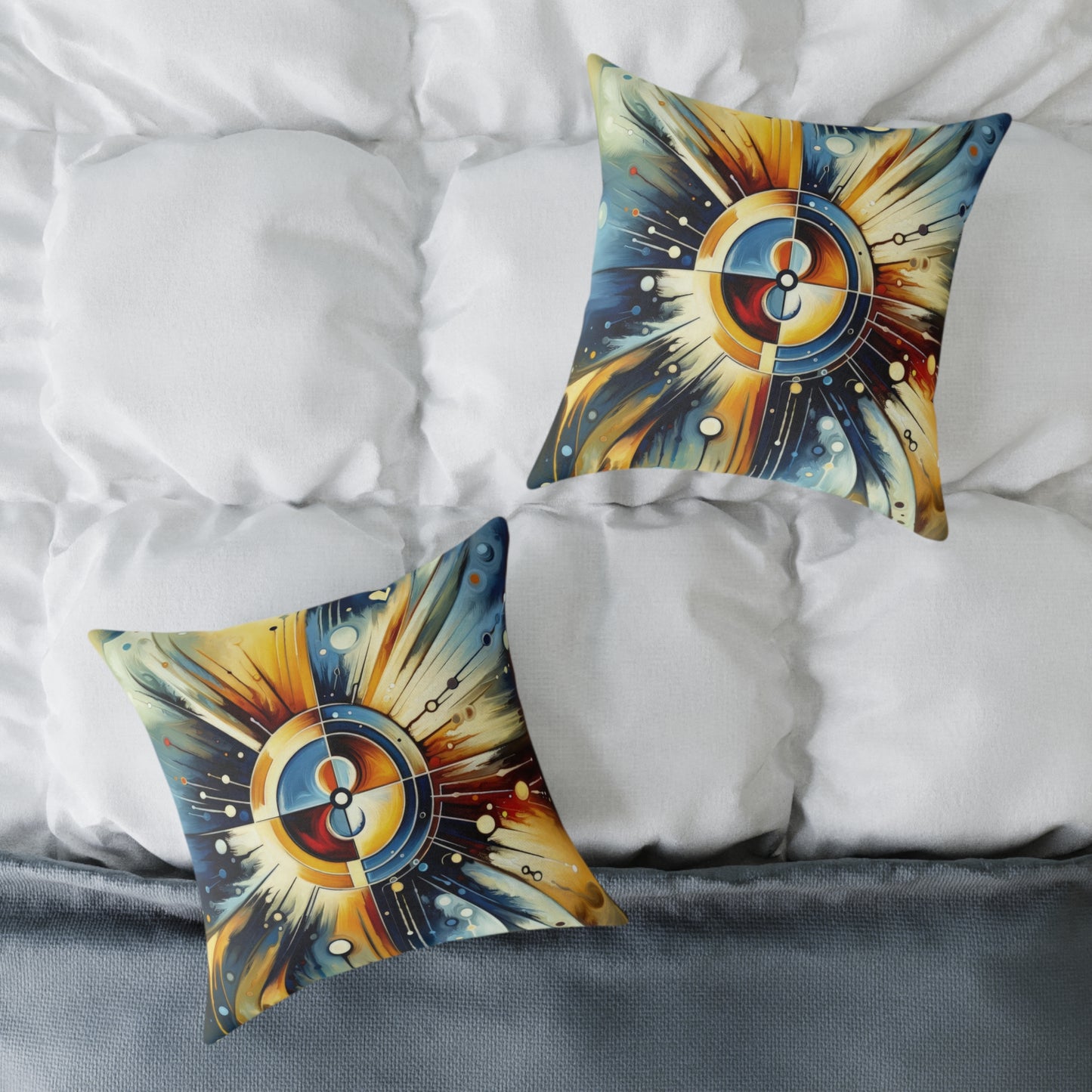 Compassionate Ethical Guidance Spun Polyester Pillow