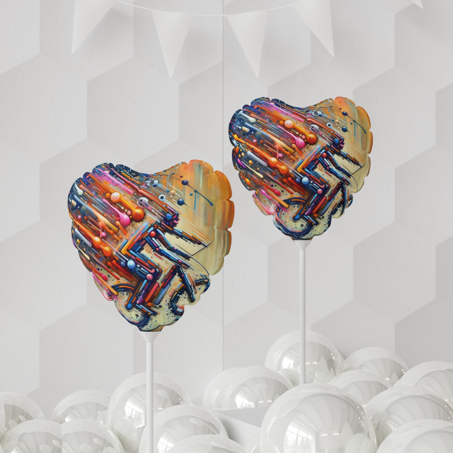Vibrant Dynamic Sovereignty Balloon (Round and Heart-shaped), 11"