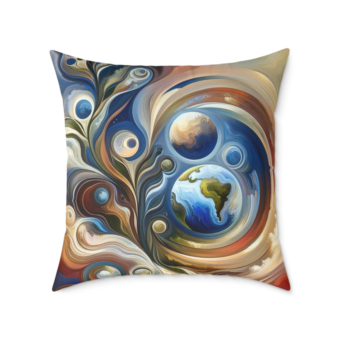 Esoteric Nurturing Gaia Spun Polyester Pillow